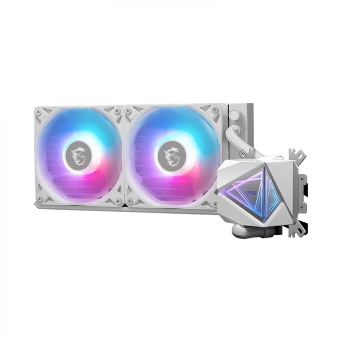 Msı Mag CorelıQuıd I240 Whıte 240mm Argb Cpu Sıvı Soğutucu (lga1150/1151/1155/1156/1200/1700/1851/am4/am5 Uyumlu)