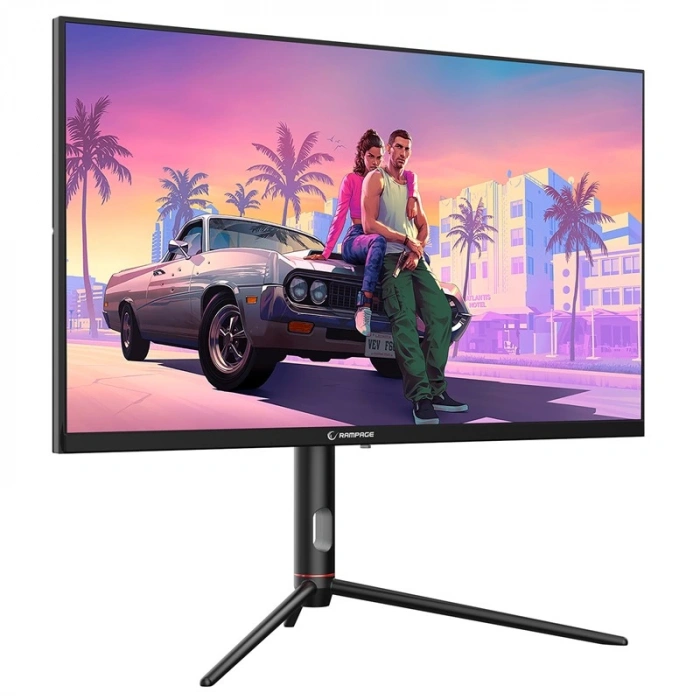 Rampage Glacıer Gl27r180Q 27 180hz 1ms Auo Ips Qhd 2k Pivot Siyah Oyuncu Monitörü