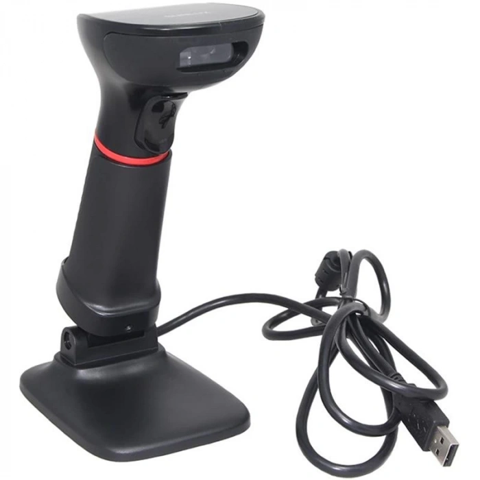 SUNLUX XL-3610 2D KAREKOD KABLOLU USB BARKOD OKUYUCU + AYAK