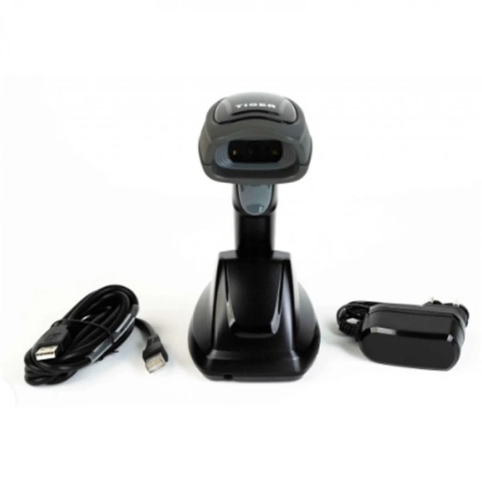 Perkon Tıger Cs92 2d Imager / Karekod Kablosuz Usb Barkod Okuyucu + Stand