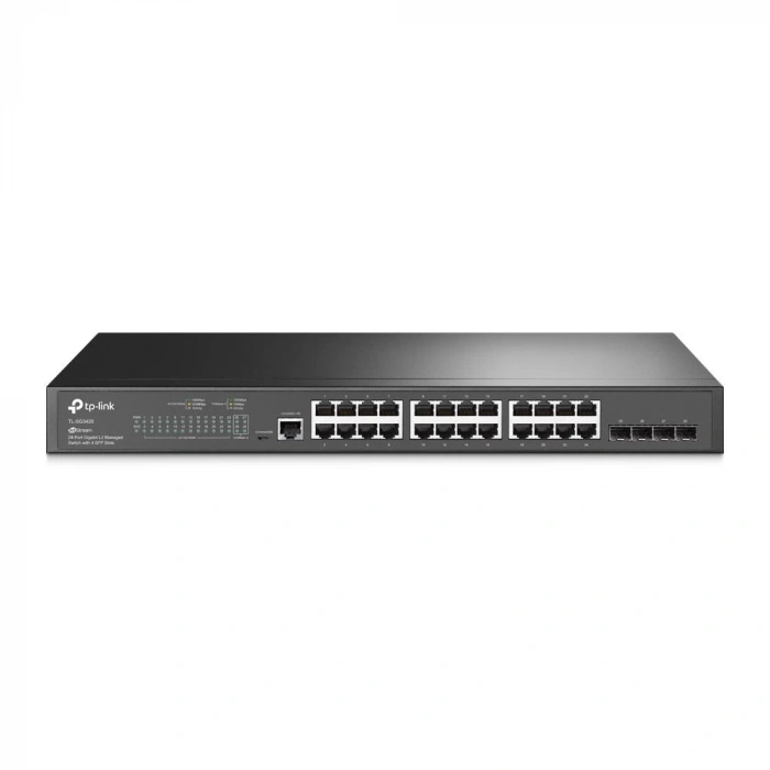 Tp-lınk Omada Tl-sg3428 24 Port Gıgabıt+4xgıgabıt Sfp Uplınk L2+ Yönetilebilir Rackmount Swıtch