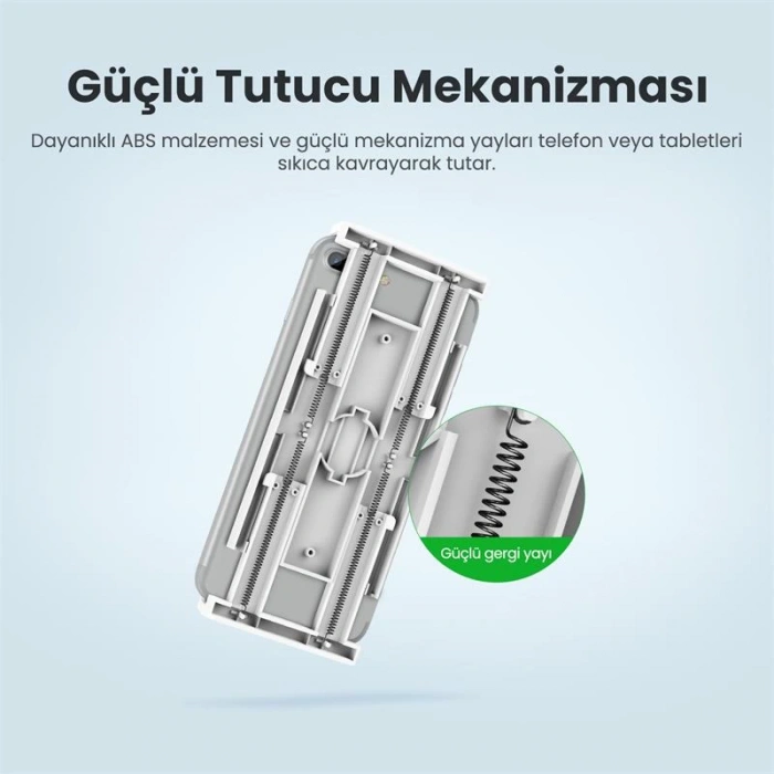 UGREEN FLEXIBLE ESNEK YATAK MASA TELEFON TUTUCU SİYAH 80906
