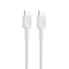 Aukey Cb-cd45-wh Pd Naylon Örgülü Type-c Type-c Şarj Kablosu 0.9mt