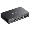 Tp-lınk Omada Sg2210xmp-m2 8 Port Gıgabıt + 2x10g Sfp Yönetilebilir 160w Poe Swıtch