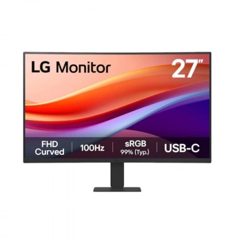27 Lg 27u421a-b Va 5ms 100hz Usb-c Hdmı Fhd 1920x1080 Curved Vesa Sıyah