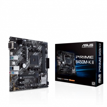 ASUS PRIME B450M-K II DDR4 4400MHZ 1XVGA 1XHDMI 1XDVI 1XM.2 USB 3.2 MATX AM4 (2. VE 1.NESİL İŞLEMCİ UYUMLU)