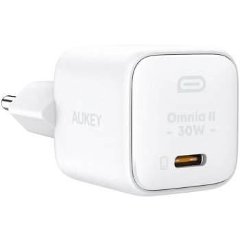 Aukey Pa-b1l-wh 30w Omnia Iı Mini Gan Type-c Pd Şarj Adaptörü