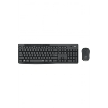 LOGITECH MK295 Q TR SESSİZ KABLOSUZ KLAVYE MOUSE SET SİYAH 920-009804