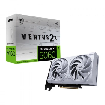 Msı Geforce Rtx5060 8g Ventus 2x Oc Whıte 8gb Gddr7 128bıt 1xhdmı 3xdp Ekran Kartı