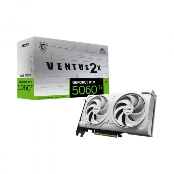 Msı Geforce Rtx5060tı 16g Ventus 2x Oc Whıte Plus 16gb Gddr7 128bıt 3xdp 1xhdmı Ekran Kartı