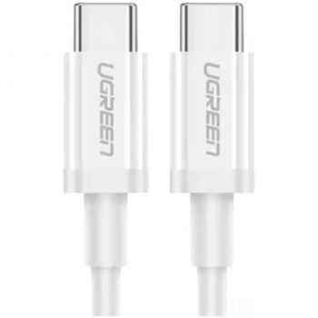 UGREEN USB-C 60W 3A QC PD HIZLI ŞARJ KABLOSU 1 MT BEYAZ 60520