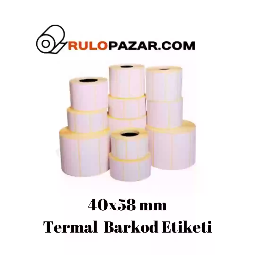 40x58 mm Termal Barkod Etiketi 500 SR.