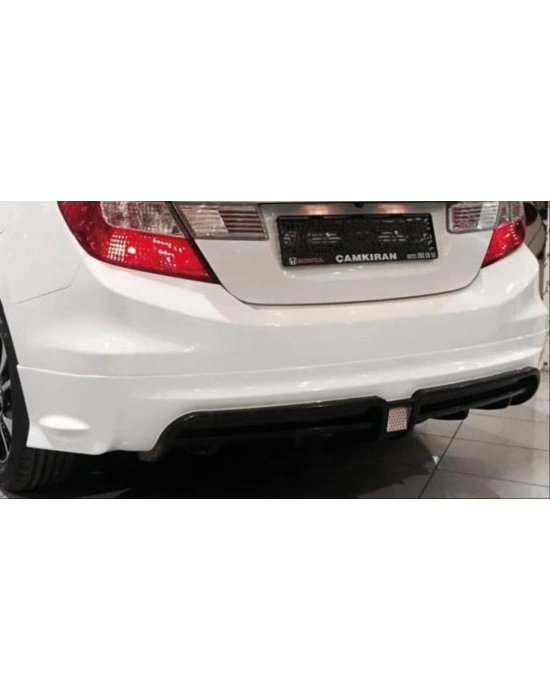 Honda Civic Fb7 2012-2015 Için Uyumlu  Rr Arka Tampon Tek Cikisli