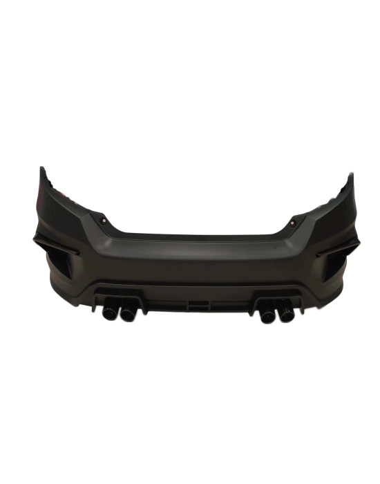 Honda Civic Fc5 2016-2020 Için Uyumlu Concept Model Arka Tampon Ek Piano Black Detayli