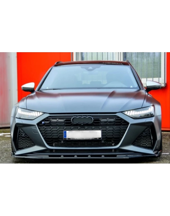 Audi A6 2019-2021 Için Uyumlu Rs6 Ön Tampon Panjur Seti