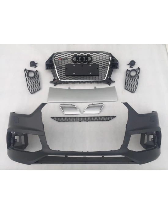 Audi Q3 2012-2015 İçi̇n Uyumlu Rsq3 Ön Tampon Panjur Seti̇