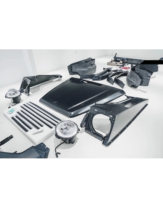 Mercedes W463 G Serisi Için Uyumlu G63 Görünüm Body Kit Full Set (2004-2018)