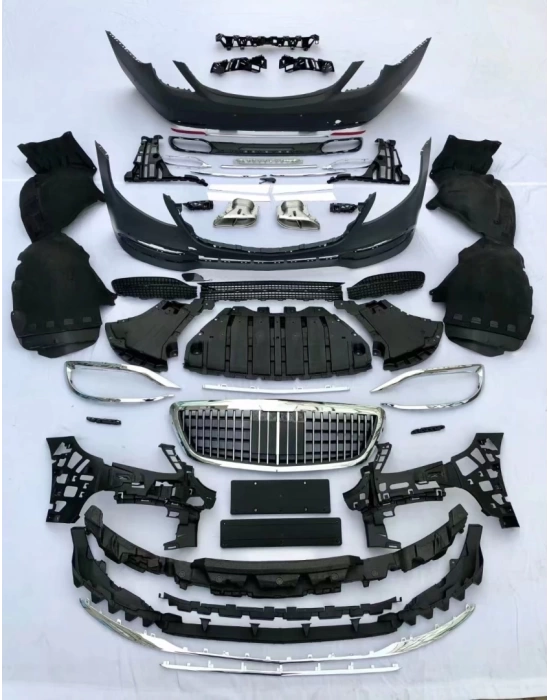 Mercedes W222 S Serisi Için Uyumlu 2014-2020 Maybach Görünüm Body Kit