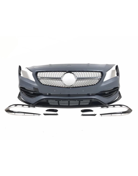 Mercedes W117 Cla Için Uyumlu Cla 45 Görünüm Ön Tampon & Panjur 2013-2018