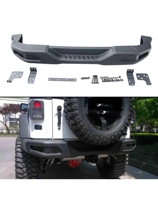 Jeep Wrangler Jk 2007-2017 Için Uyumlu 10. Yil Arka Tampon