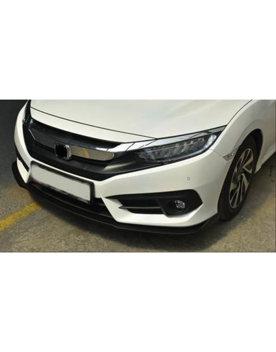 Honda Civic Fc5 2016-2020 Için Uyumlu Ön Lip Dizayn A