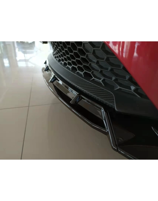 Honda City 2020+ Için Uyumlu  Rs Ön Lip Piano Black (Parlak Siyah)