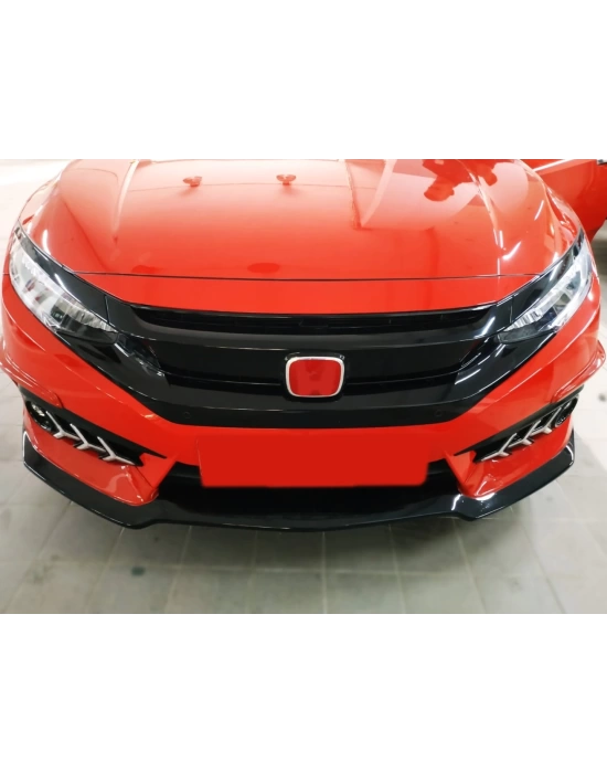 Honda Civic Fc5 2016-2020 Için Uyumlu Ön Panjur Rs