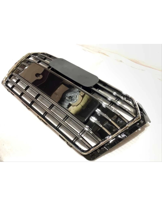Audi A4 2016-2019 Için Uyumlu Panjur S4 Siyah