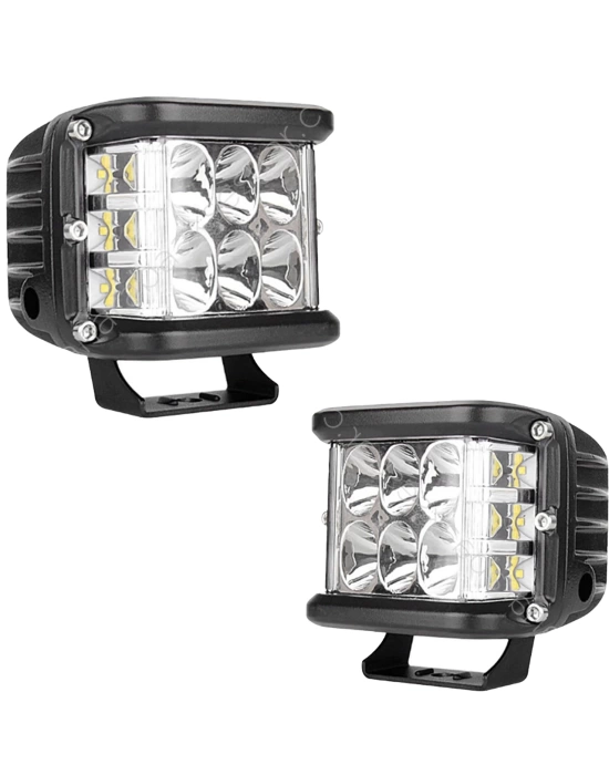 36W Çakar Modlu Beyaz Sarı Off Road Spot Sis Lambası Led Lamba (2 Adet)