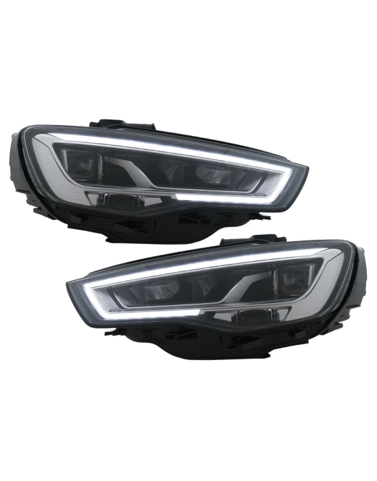 Audi A3 2013-2016 Uyumlu LED Far Set (Halojen Farlı Modeller ile Uyumludur)