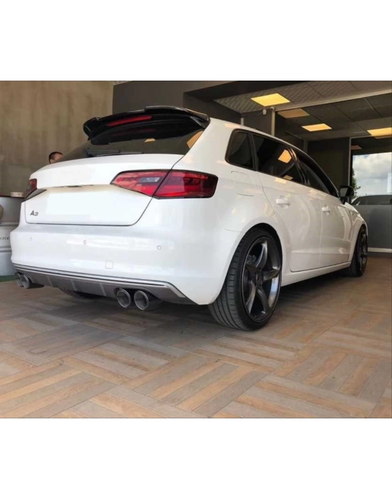 Audi A3 2014-2018 Uyumlu Cam Üstü Spoiler