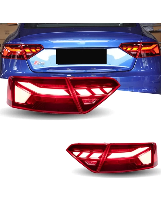 Audi A5 2008-2011 Uyumlu 2020+ Görünüm LED Stop Set
