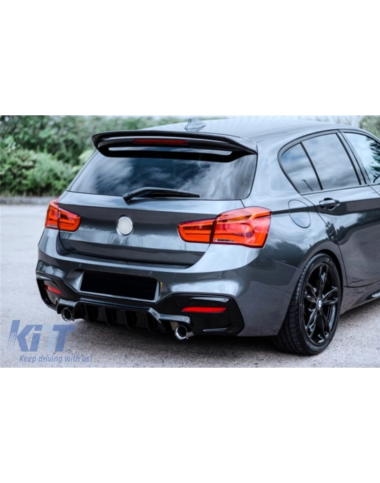 BMW 1 Serisi F20 2015-2018 MT Tampon Uyumlu Çift Çıkış İkili Egzoz Difüzör