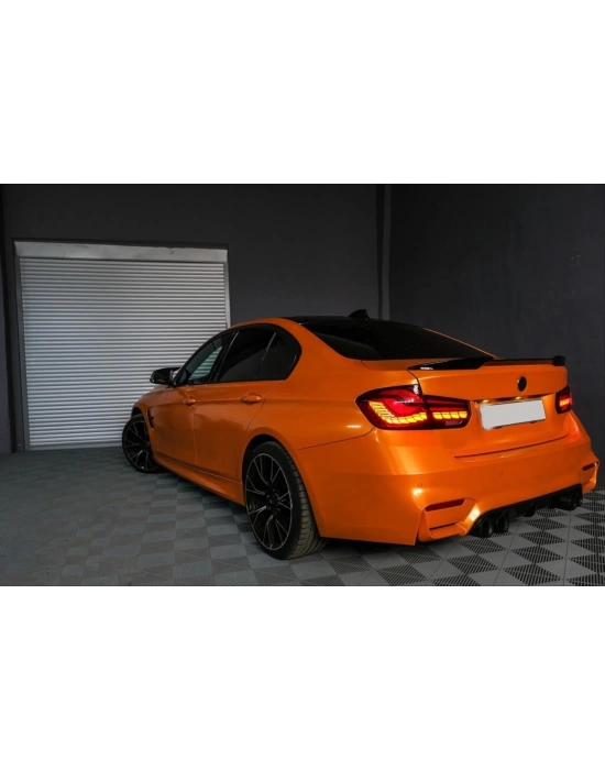 BMW 3 Serisi F30 Uyum M4 Model Spoiler - Piano Black