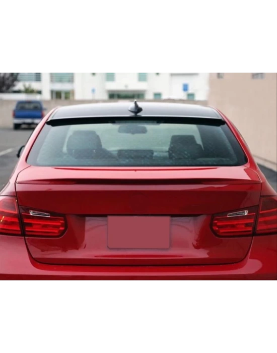 BMW 3 Serisi F30 Uyumlu Cam Üstü Spoiler - Piano Black