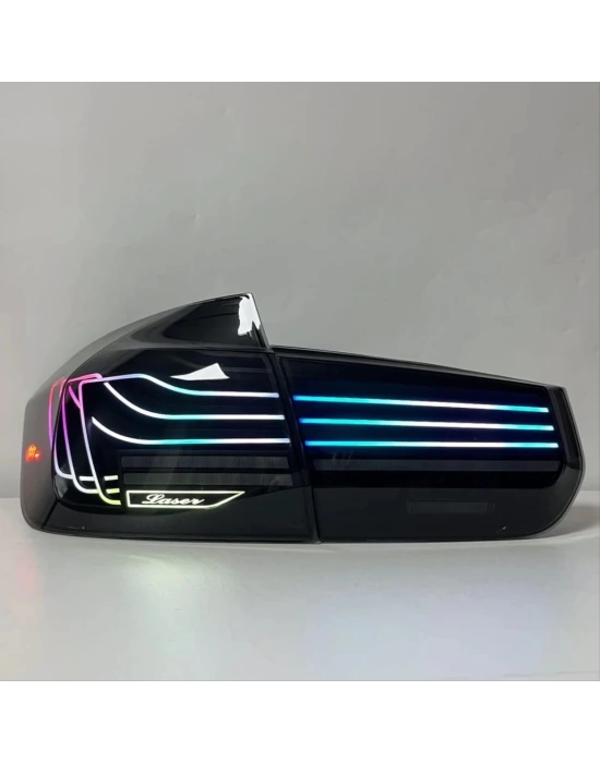 BMW 3 Serisi F30 Uyumlu Lazer RGB LED Stop Set (Aplikasyon Kontrollü Renk Değişimi)