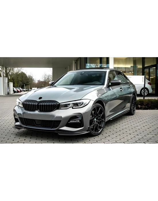 BMW 3 Serisi G20 2019-2021 Uyumlu M-Sport Ön Lip - Piano Black