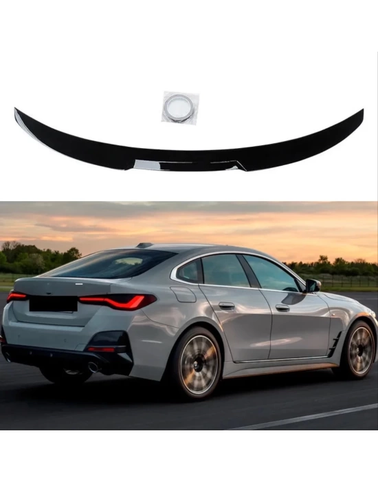 BMW 4 Serisi G26 Uyumlu M4 Spoiler - Piano Black