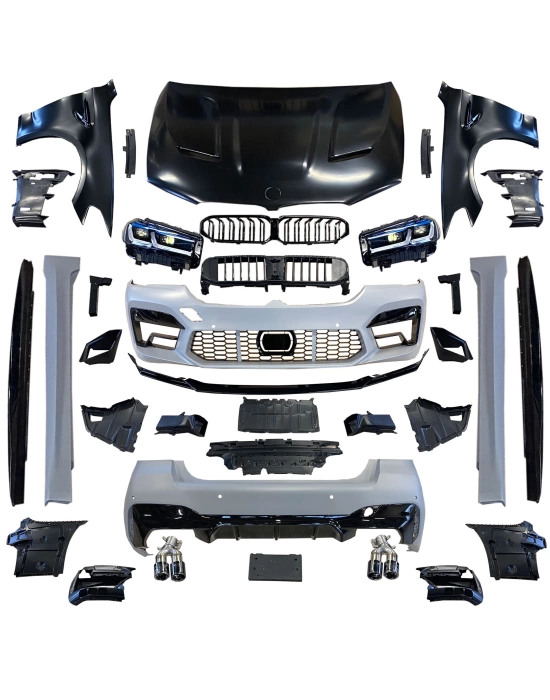 BMW 5 Serisi F10 2010-2017 Uyumlu 2021+ G30 CS Facelift Full Body Kit