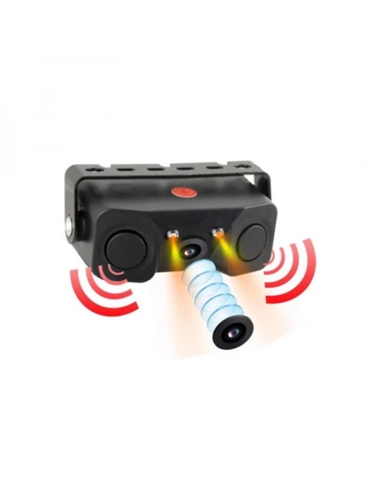 Çift Sensörlü ve Ses İkazlı Geri Görüş Kamerası