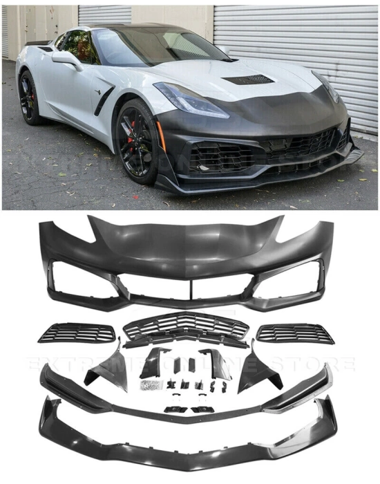 Corvette C7 2014-2019 Uyumlu ZR1 Ön Tampon Seti