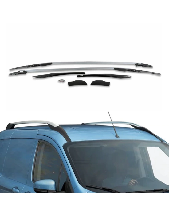 Ford Courier 2014+ Uyumlu OEM Tavan Çıtası - Silver