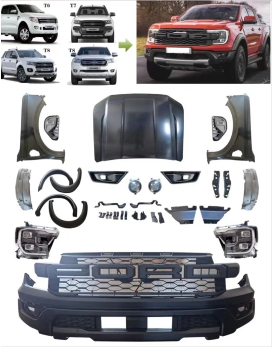 Ford Ranger 2012+ Uyumlu 2022 Görünüm Facelift Body Kit