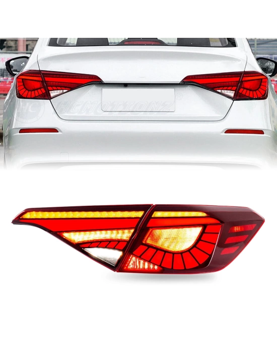 Honda Civic 2022+ Uyumlu Dragon LED Stop Set - Kırmızı