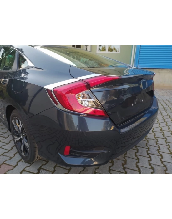 Honda Civic Fc5 2016-2020 Uyumlu Krom Stop Kaplama Seti