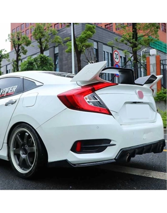 Honda Civic Fc5 2016-2020 Uyumlu M Model Bagaj Üzeri Spoiler