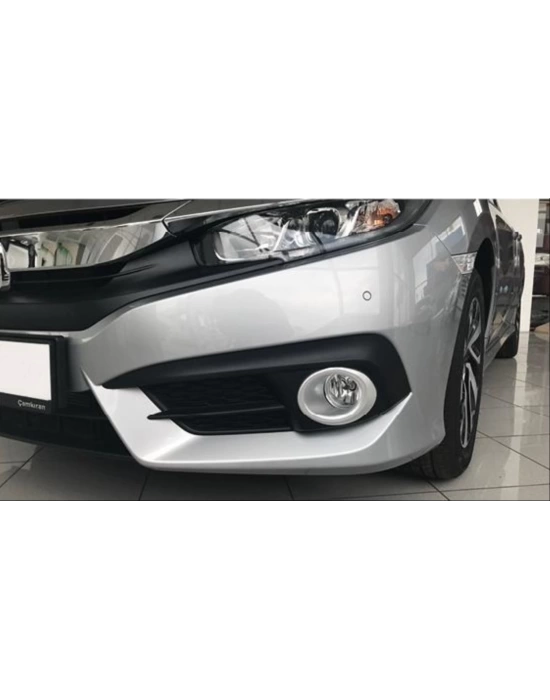 Honda Civic Fc5 2016-2020 Uyumlu Sis Kaplaması Set-Silver