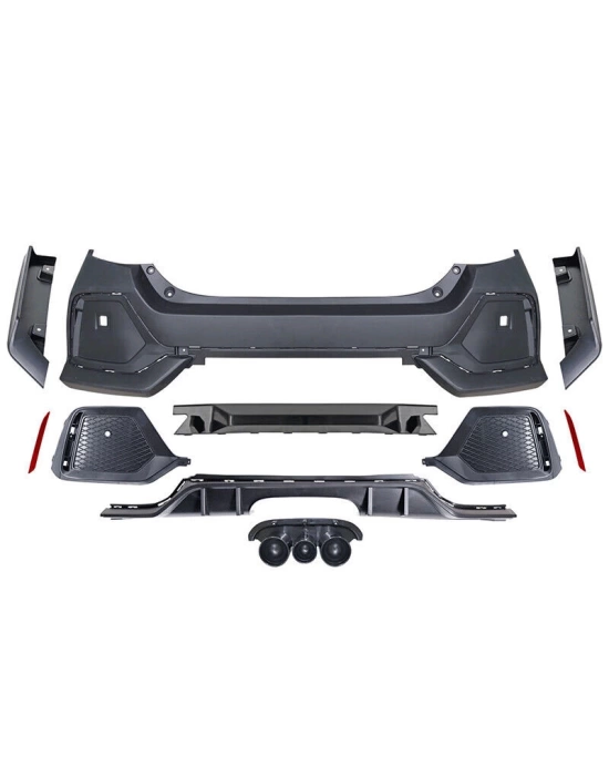 Honda Civic Fc5 2016-2020 Uyumlu Type-R Arka Tampon - Full Set