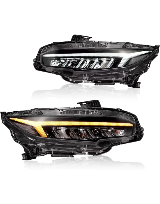 Honda Civic Fc5 2016-2021 Uyumlu LED Far Seti (Matrix Design)