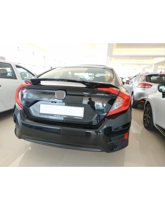 Honda Civic Fc5 2016-2021 Uyumlu V Style Spoiler - Piano Black